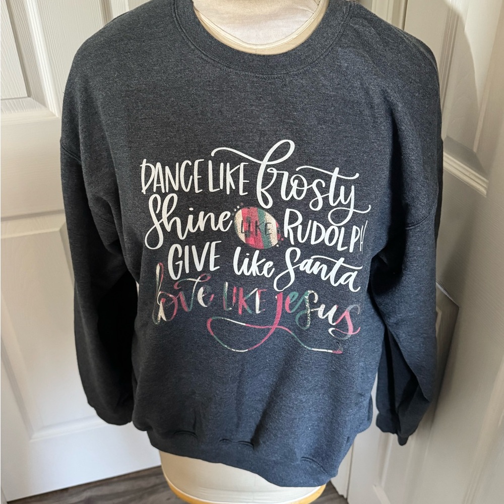 Gray Graphic Women's Sweater